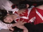 Mai Shiranui kämpft gegen Heldin
